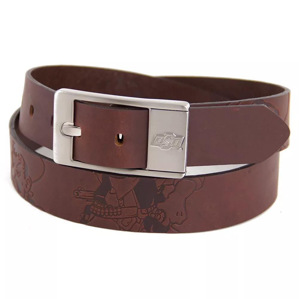 Men's Oklahoma State Cowboys Brandish Leather Belt, Size: 32, Team Product Image
