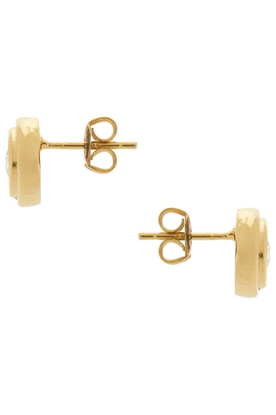 Cushion Bezel Stud SHASHI Product Image