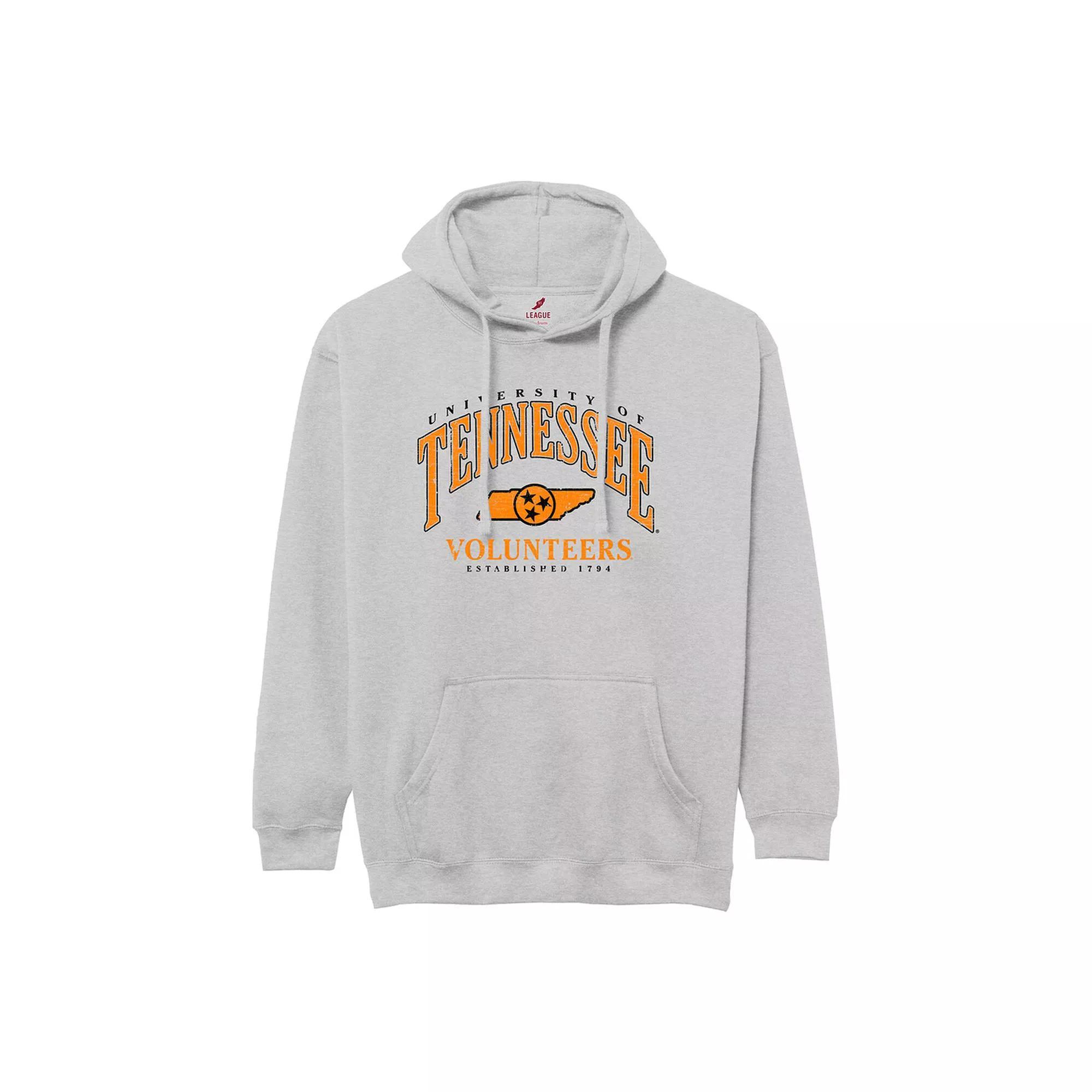 Men's League Collegiate Wear Heather Gray Tennessee Volunteers Tall Arch Essential Pullover Hoodie, Size: Large, Grey Product Image