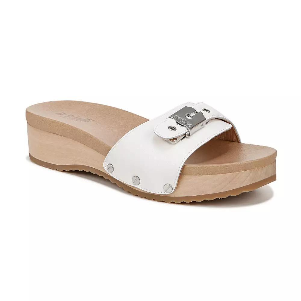 Dr. Scholl's Original Too Women's Slide Sandals, Size: 6, White Product Image