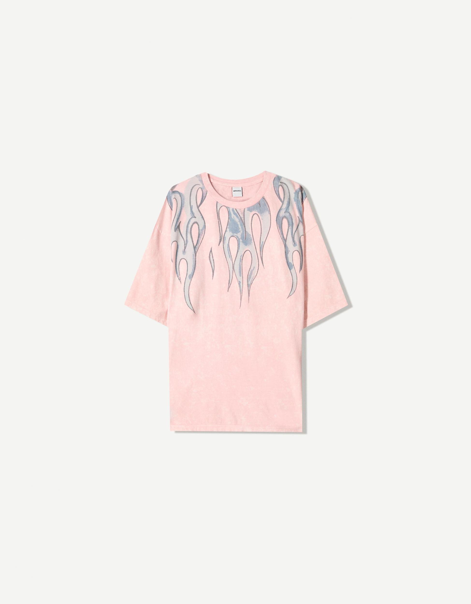 Oversized short sleeve printed T-shirt Product Image