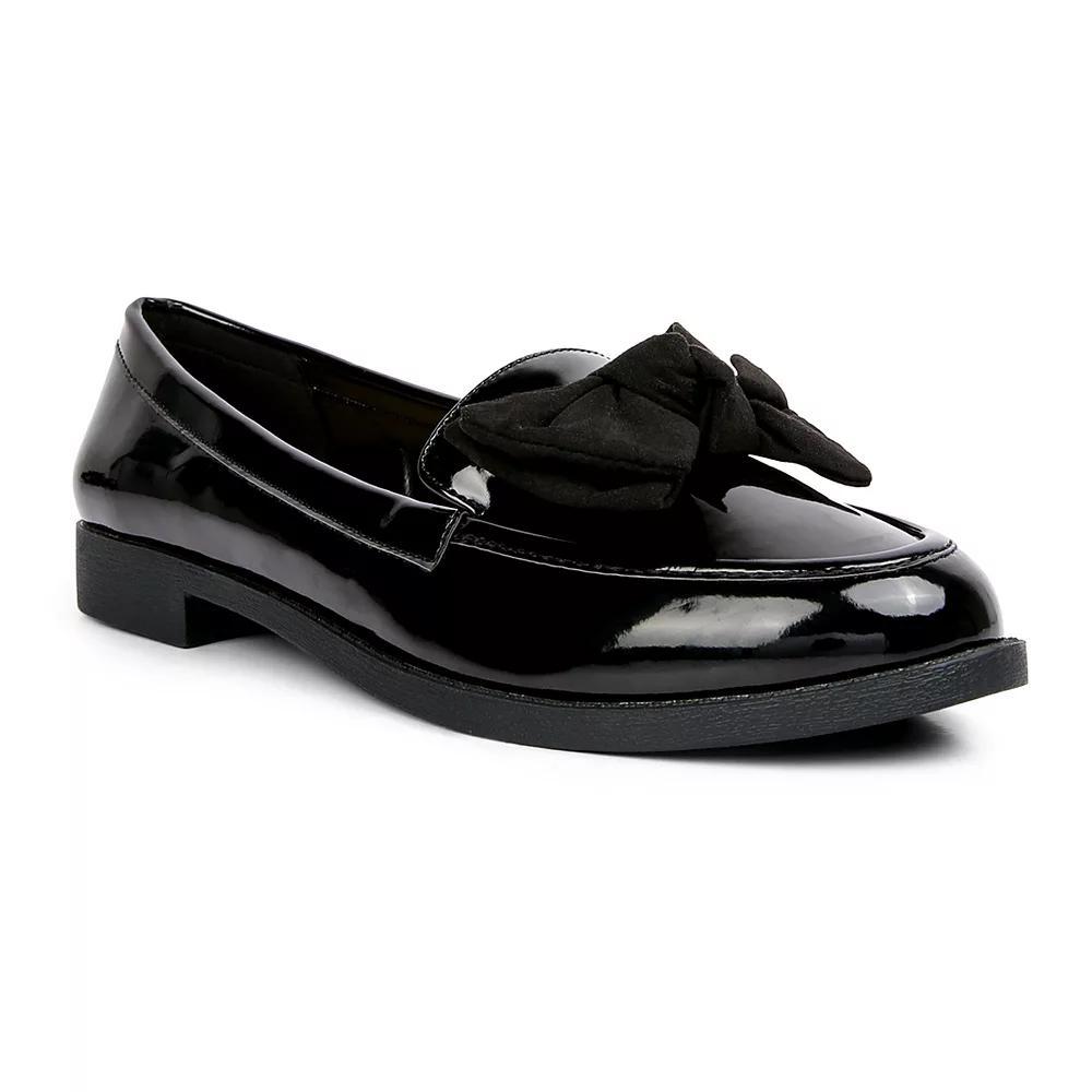 London Rag Bowberry Women's Loafers, Size: 6, Black Product Image