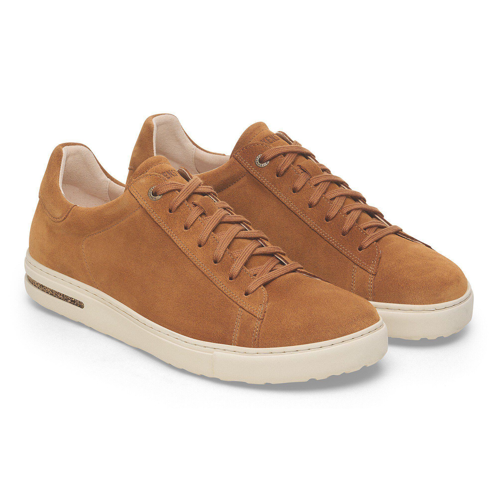 Bend Low Suede Leather Mink/White Product Image