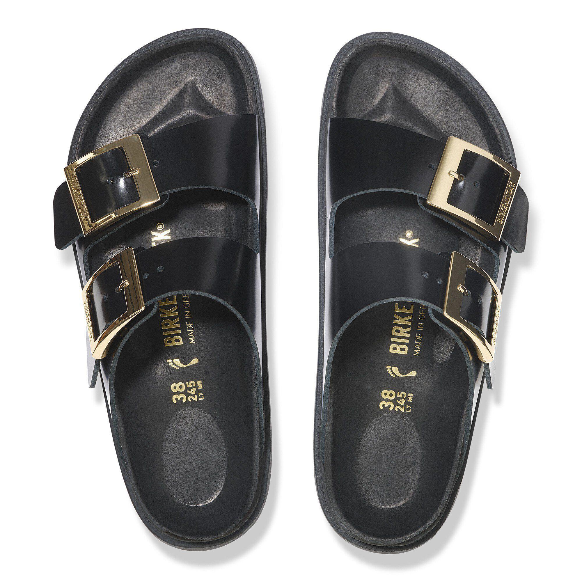 Arizona Droplet Buckle Natural Leather Patent Product Image