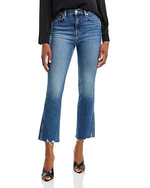 7 For All Mankind Hw Slim Kick (Sea Level) Women's Dress Pants Product Image