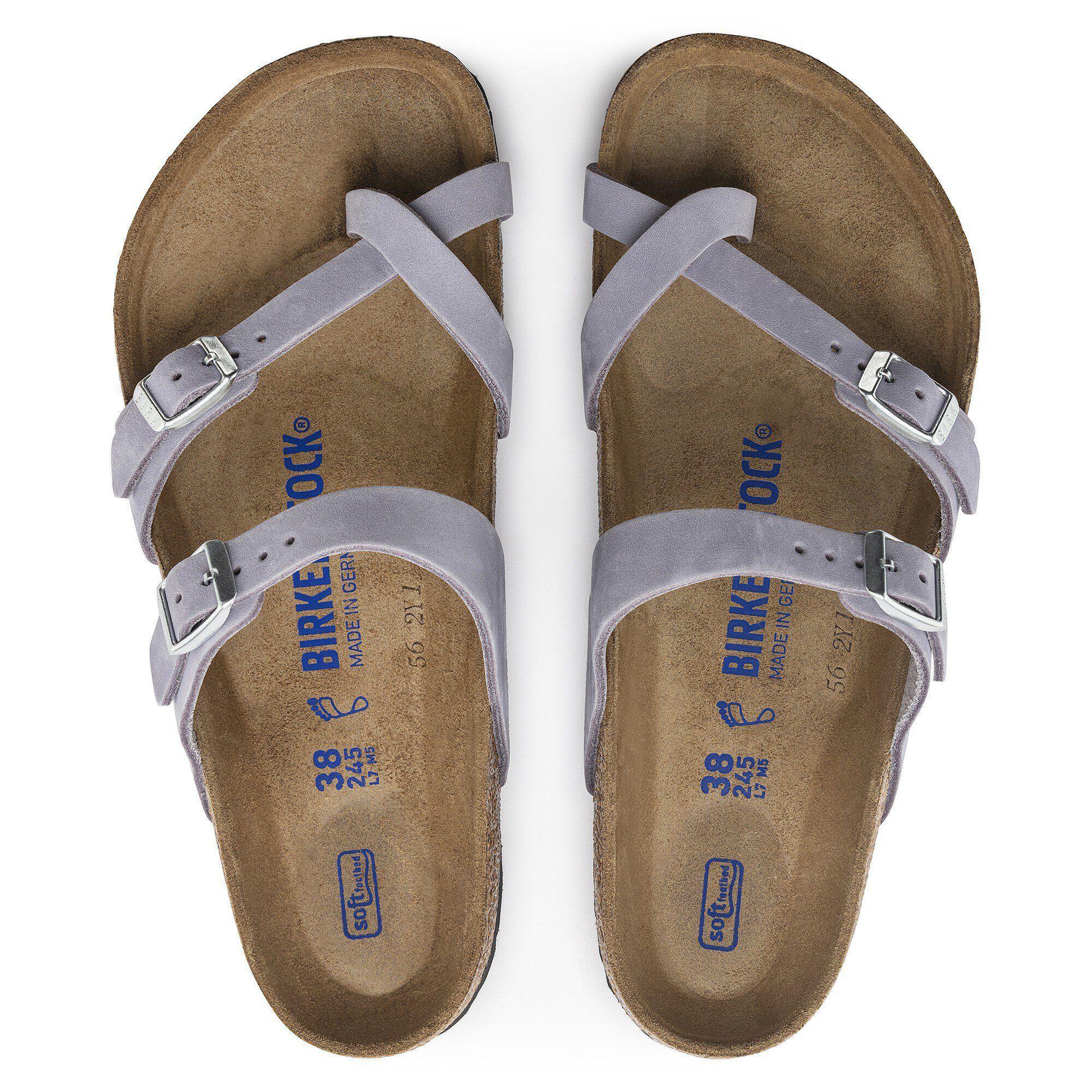Mayari Soft Footbed Nubuck Leather Purple Fog Product Image
