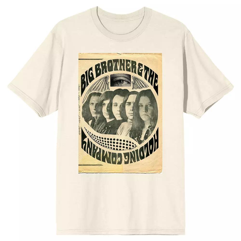 Men's Big Brother & the Holding Company Graphic Tee, Size: Small, Off White Product Image