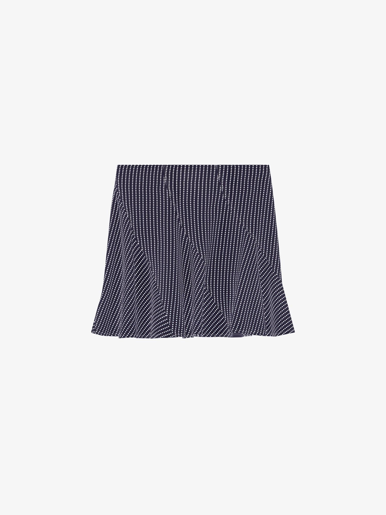 Polka dots skirt in silk Product Image