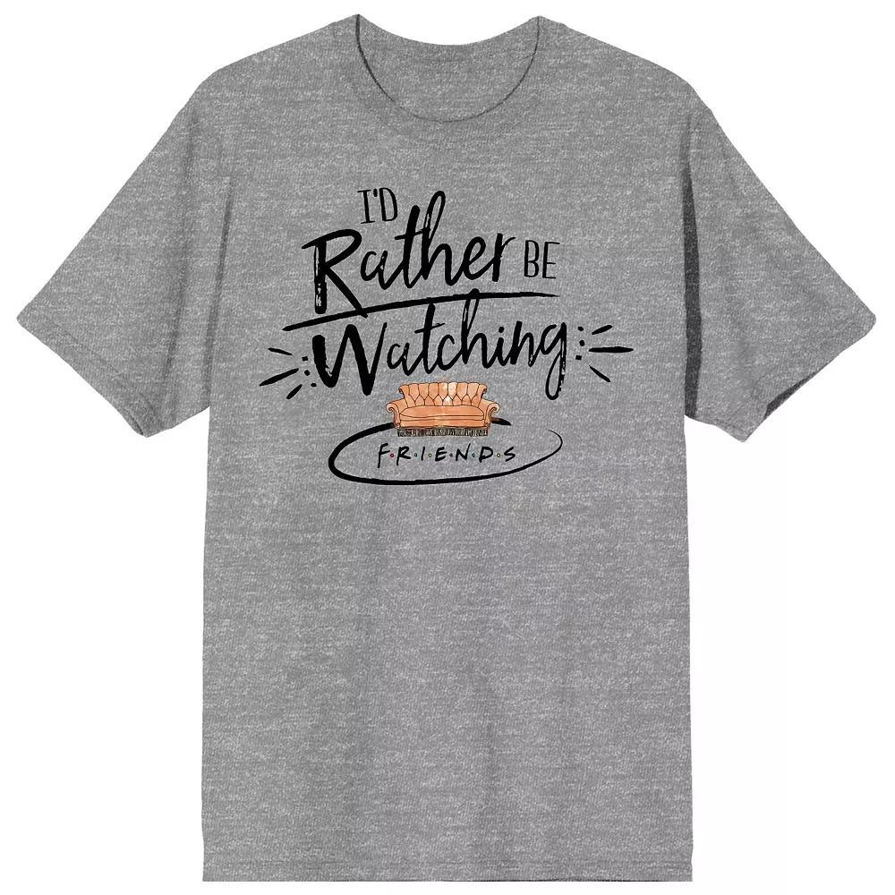 Men's Friends Rather Be Watcing Tee, Size: XL, Black Product Image