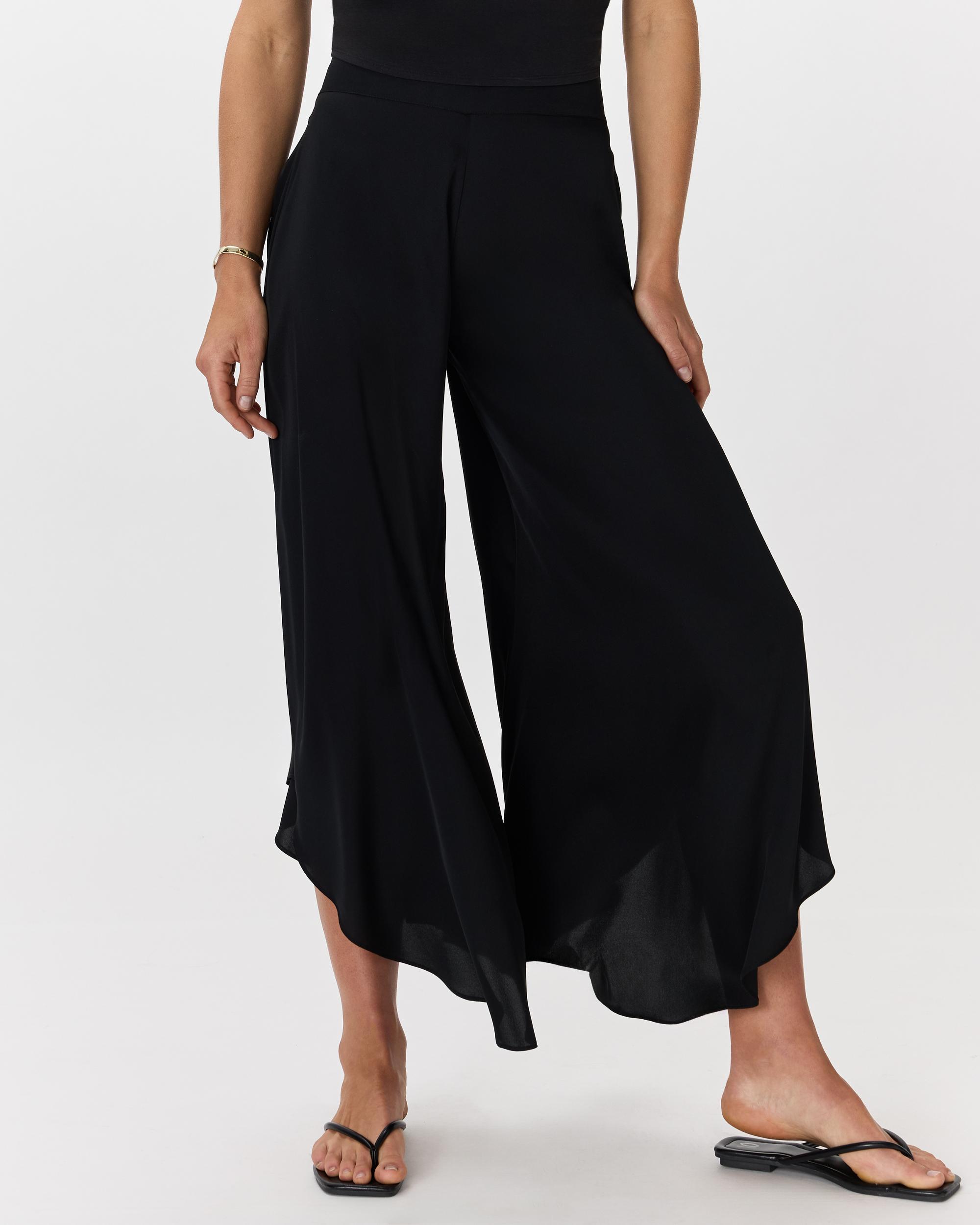 Quince | Women's Washable Stretch Silk Palazzo Pants Mulberry Silk Product Image