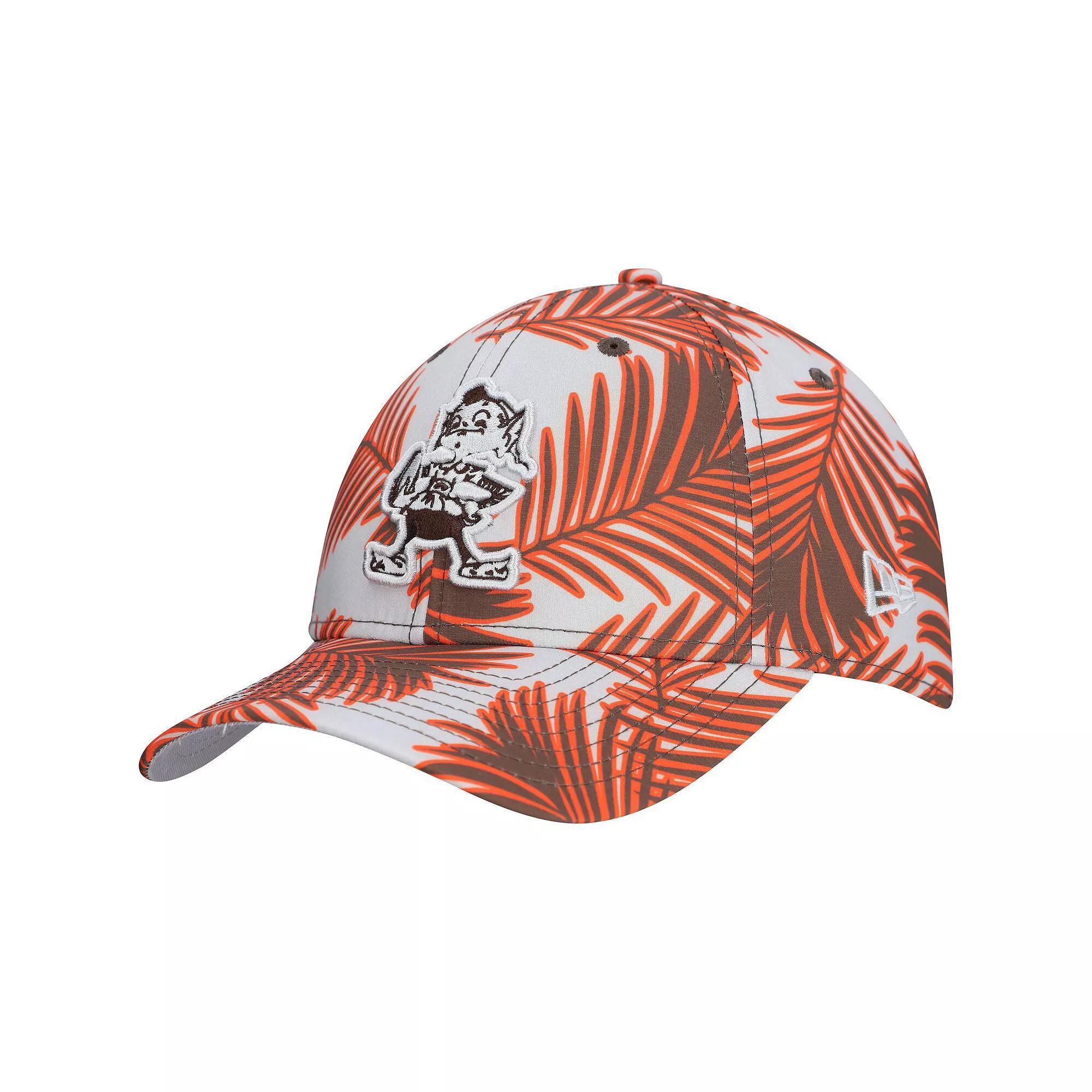 Men's New Era Gray Cleveland Browns Palms 39THIRTY Flex Hat, Size: Small/Medium, Grey Product Image