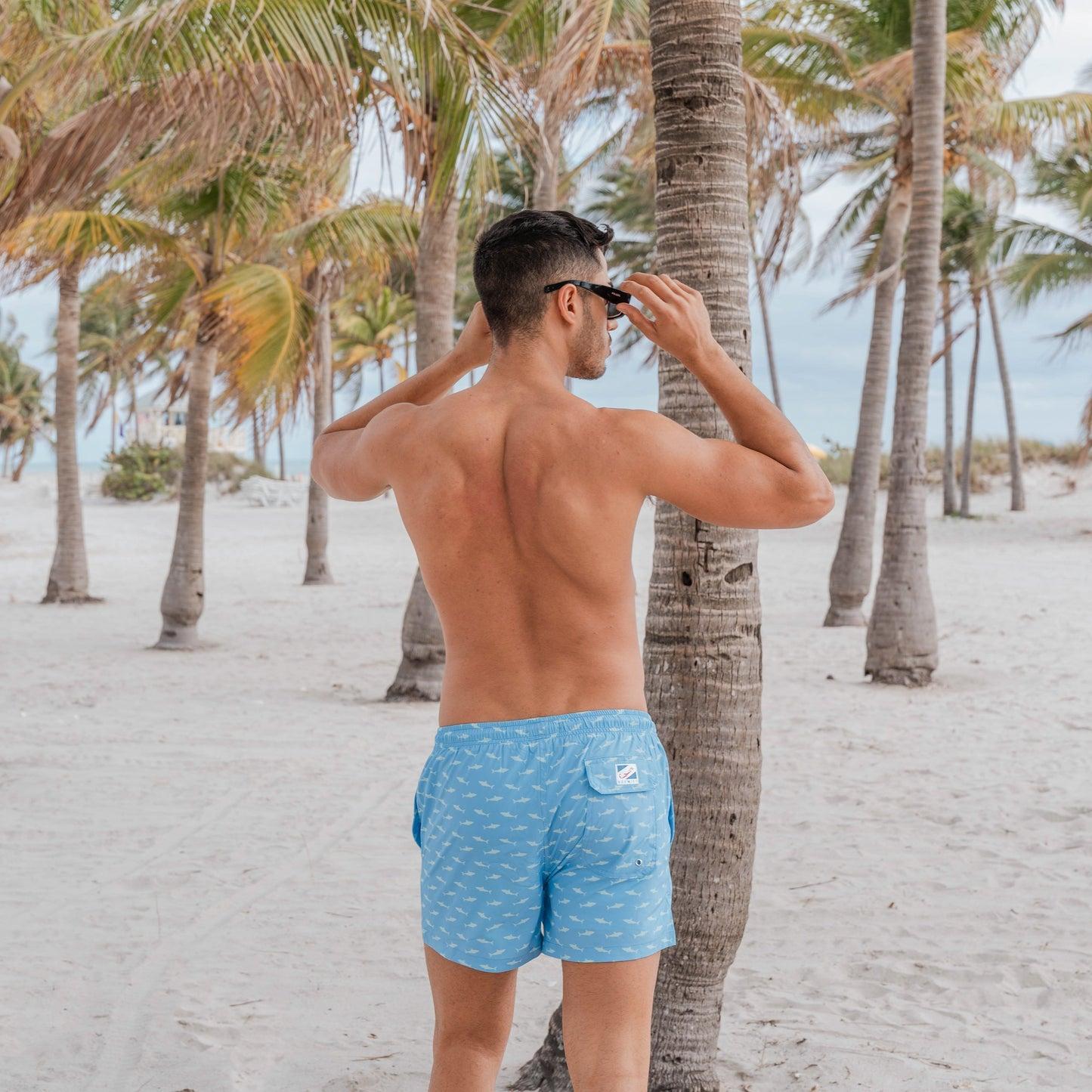 Bermies Shark Bay Swim Trunks Product Image