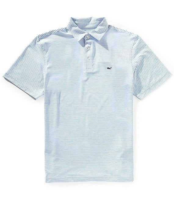 Vineyard Vines Bradley Stripe Sankaty Short Sleeve Polo Shirt Product Image