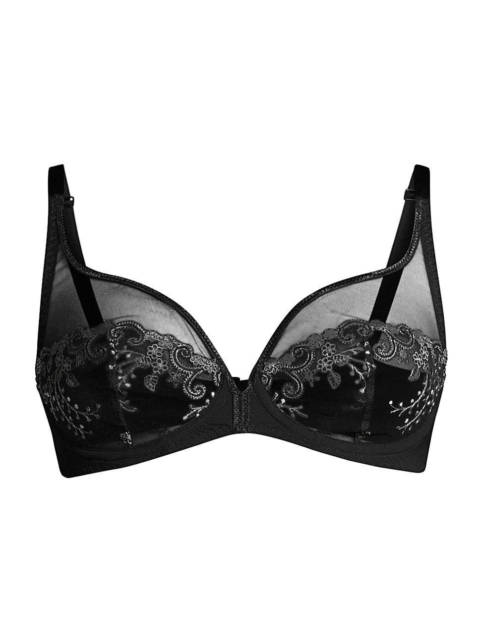 Womens Delice Sheer Plunge Bra Product Image