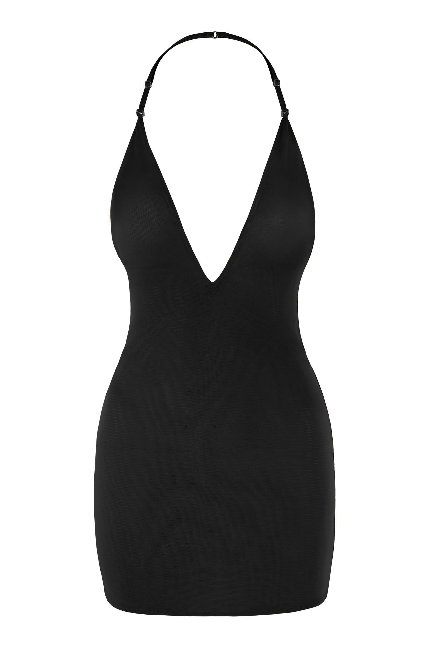 Intimates Soft Mesh Multiway Mini Dress in Honey Product Image