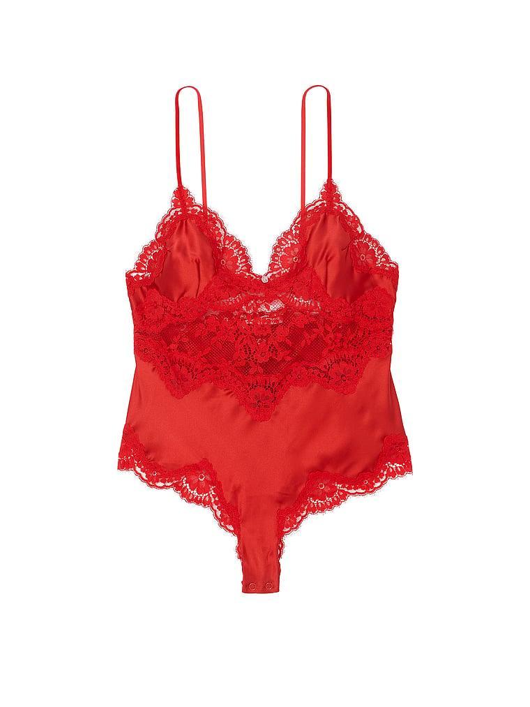 Dare to Dream Lace & Satin Cheeky Teddy Product Image