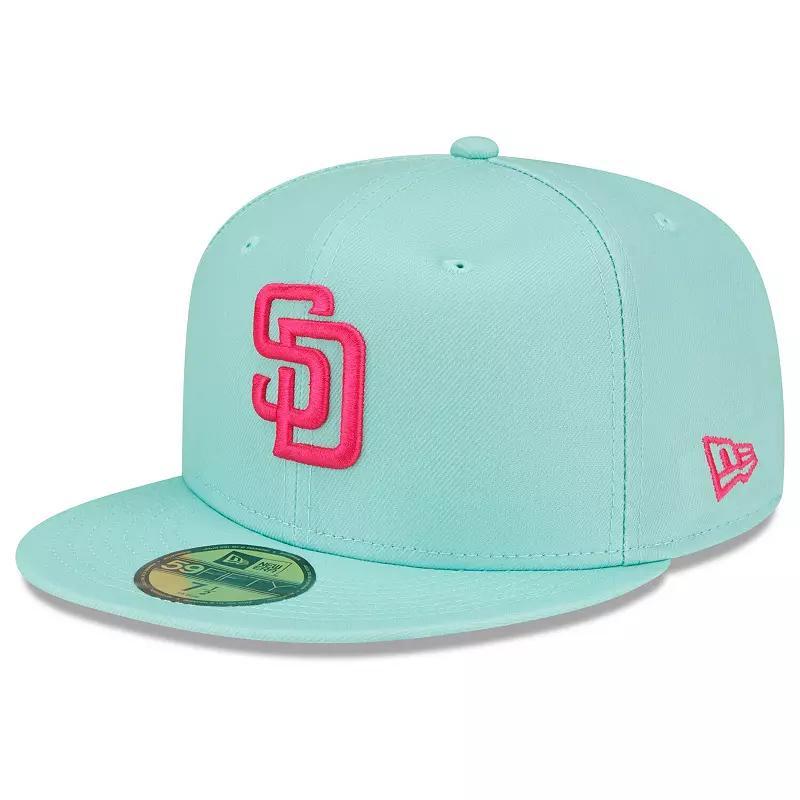 Men's New Era Mint San Diego Padres 2022 City Connect 59FIFTY Fitted Hat, Size: 7 7/8, Turquoise A Product Image