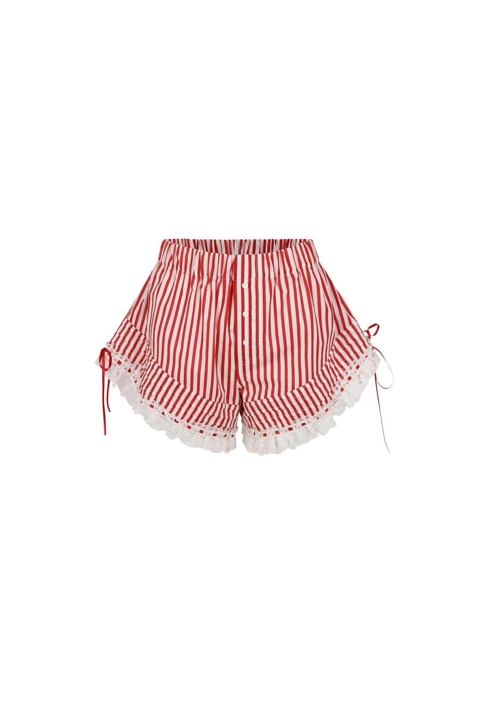The Candy Stripe Boyfriend Boxer Product Image