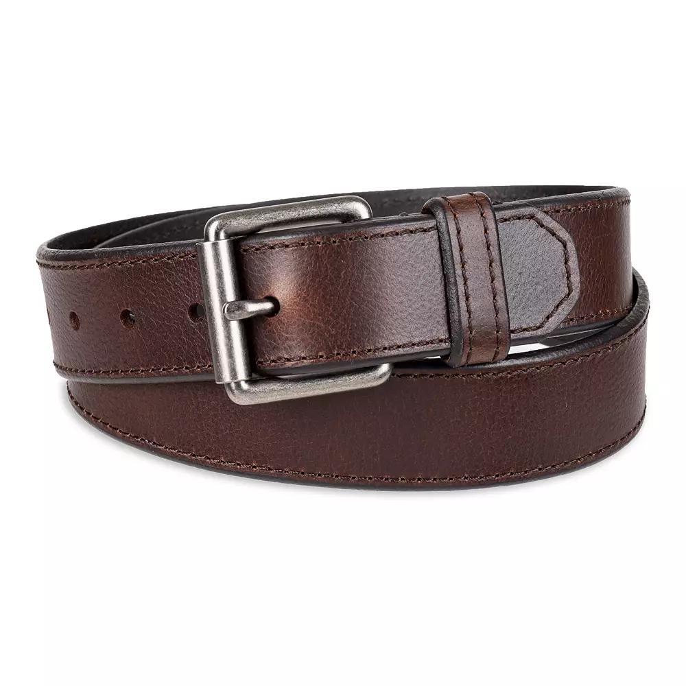 Mens Levis Leather Belt with Roller Bar Buckle Product Image