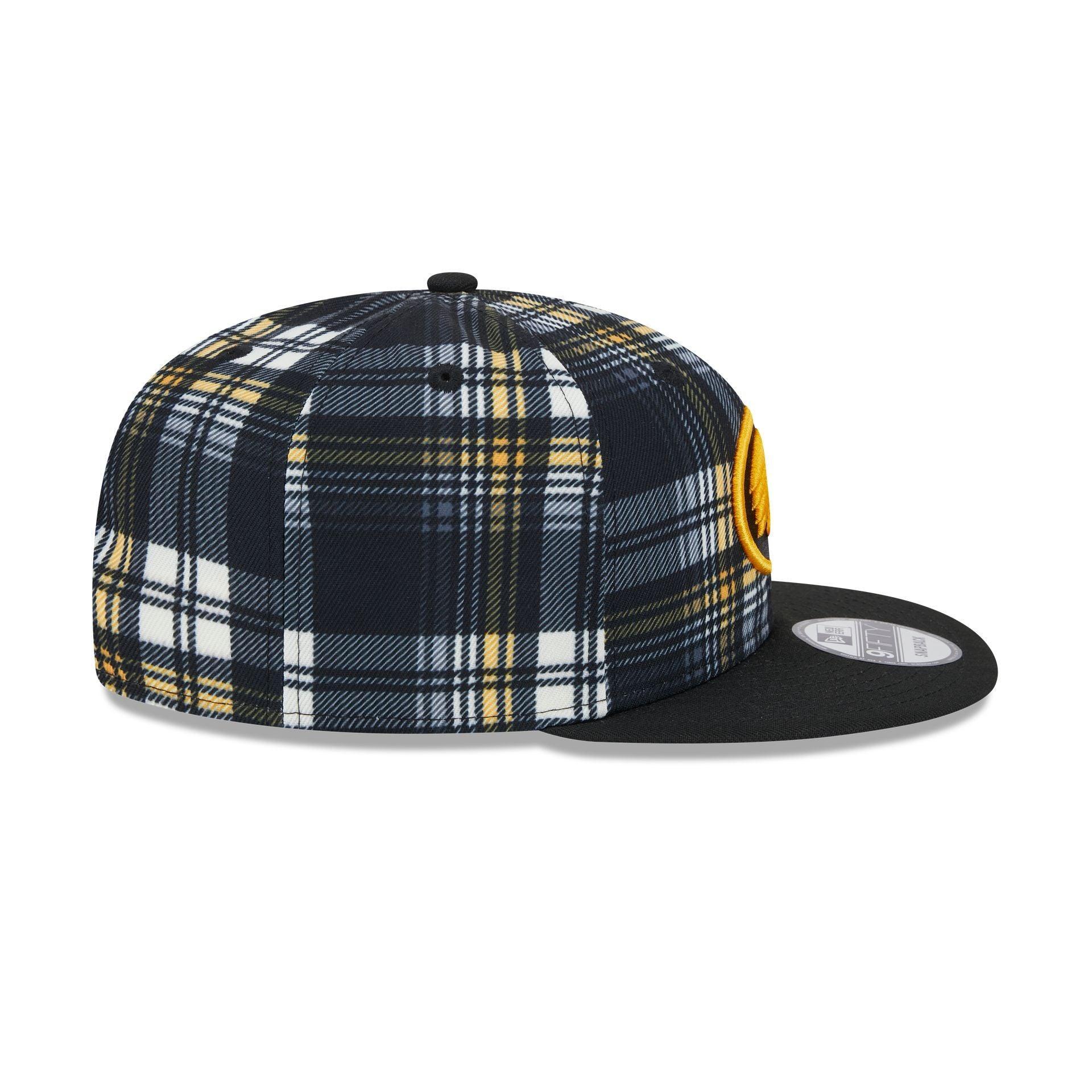 Iowa Hawkeyes Plaid 9FIFTY Snapback Hat Male Product Image