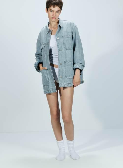 the ’90s denim chore coat Product Image