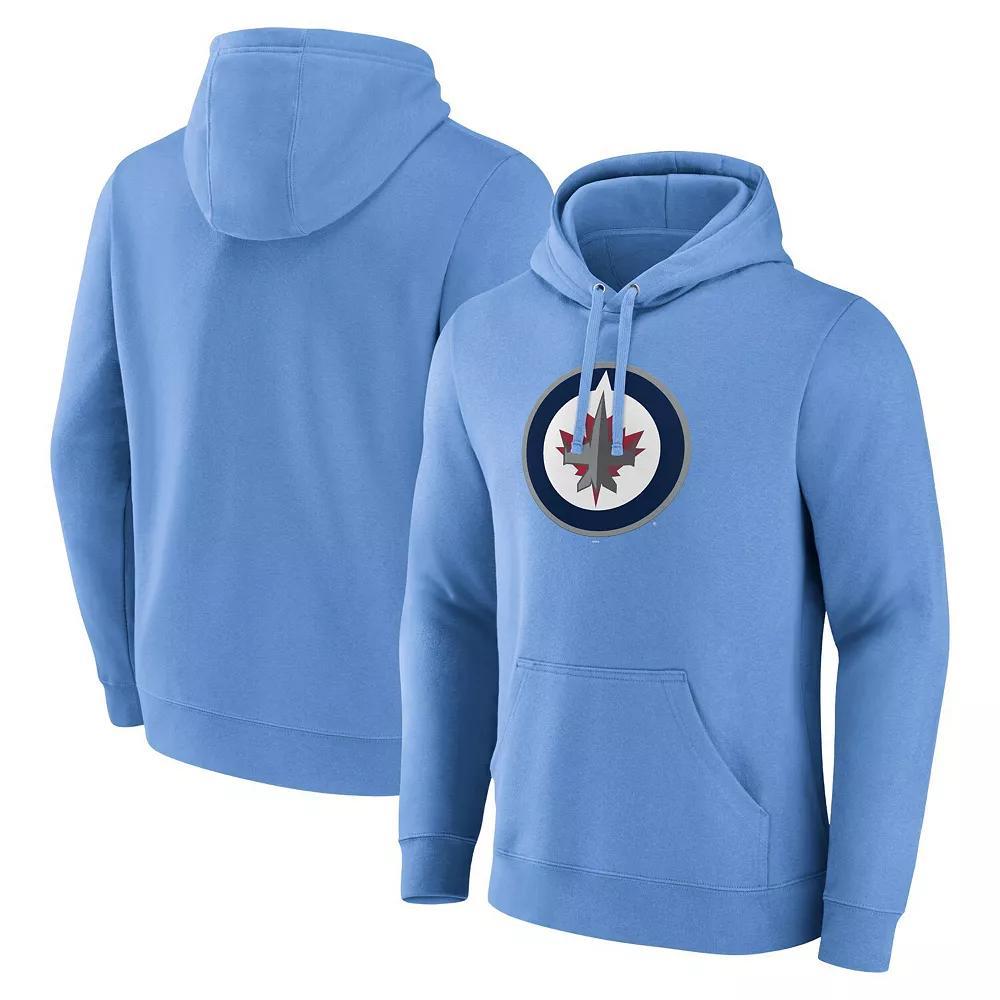 Men's Fanatics Blue Winnipeg Jets Alternate Graphic Fleece Pullover Hoodie, Size: XL, Jts Blue Product Image