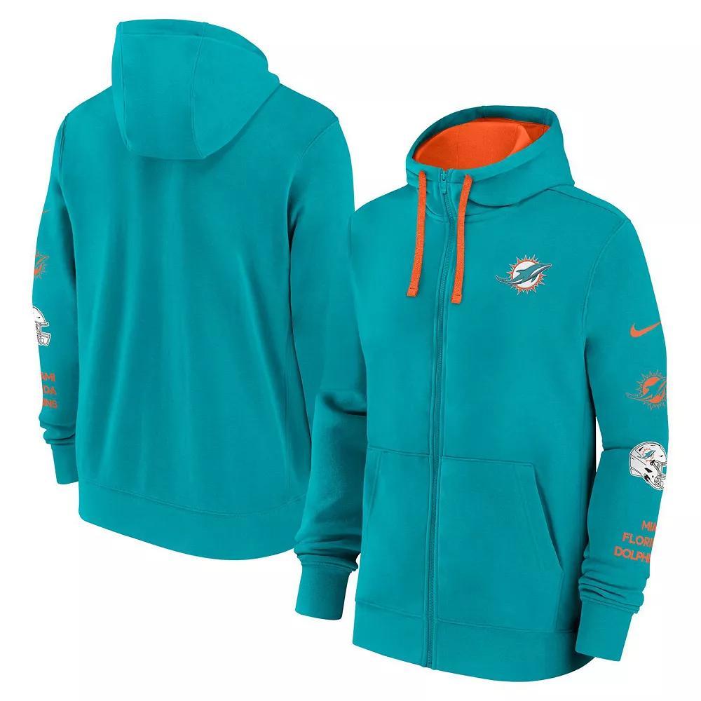 Men's Nike Black Cincinnati Bengals Club Full-Zip Hoodie Jacket, Size: 2XL Product Image
