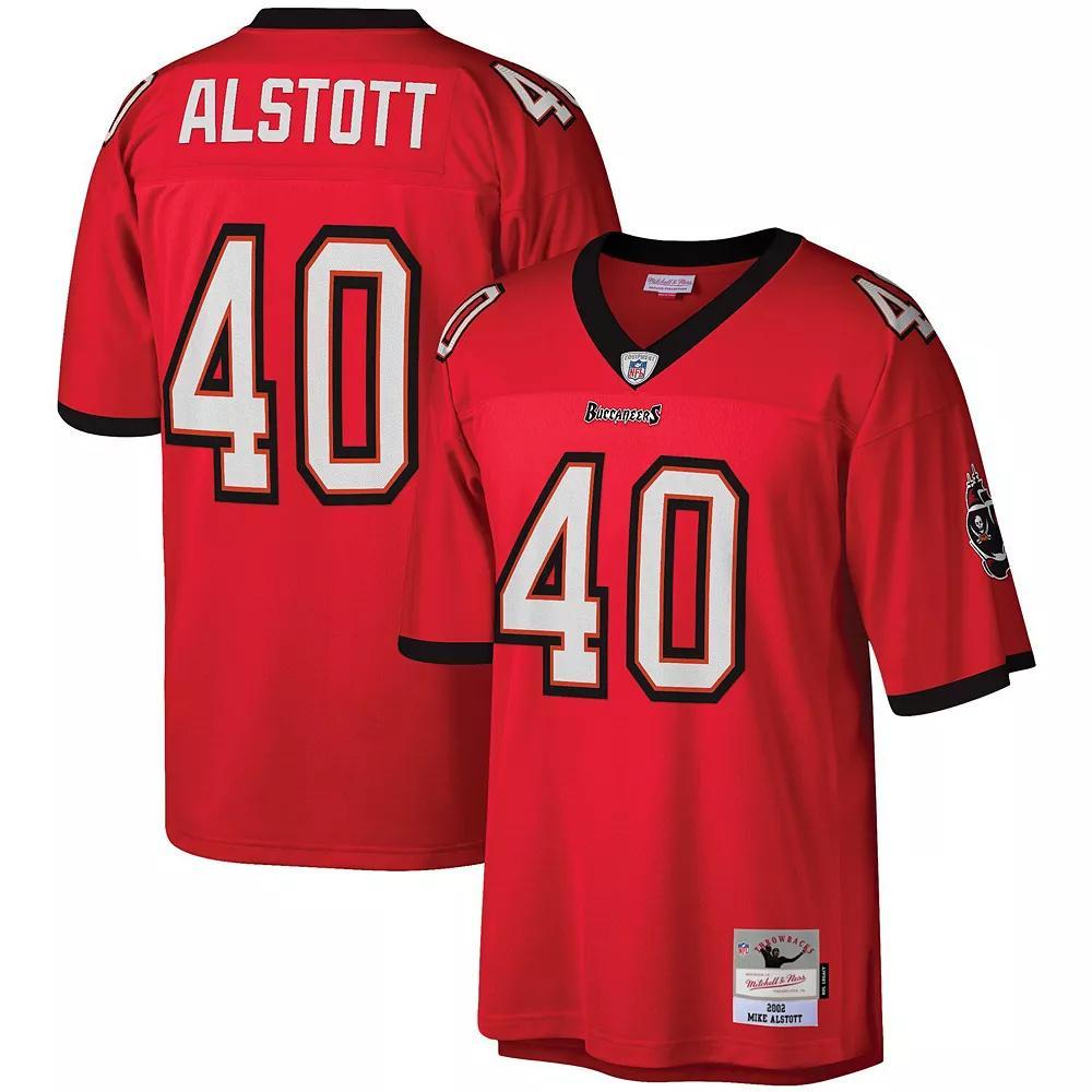 Men's Mitchell & Ness Mike Alstott Red Tampa Bay Buccaneers Legacy Replica Jersey, Size: 2XL Product Image