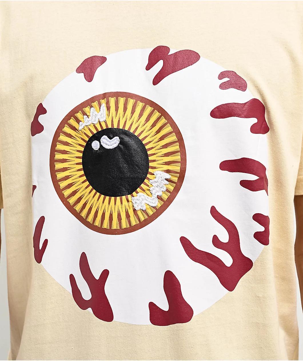 Mishka Large Eyeball Natural T-Shirt Product Image