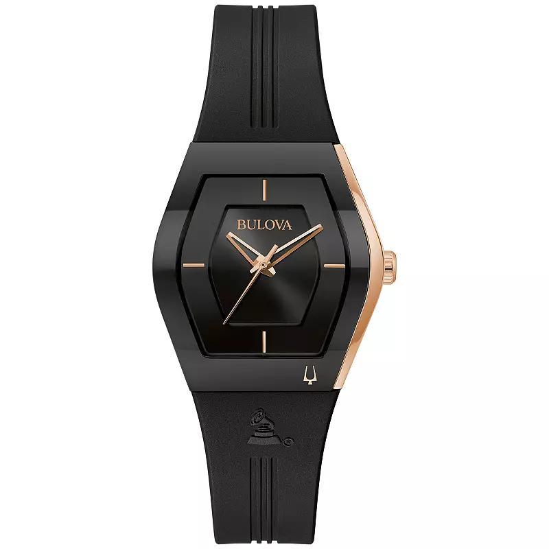 Bulova Futuro Womens Gold Tone Stainless Steel Bracelet Watch - 97L164 Product Image