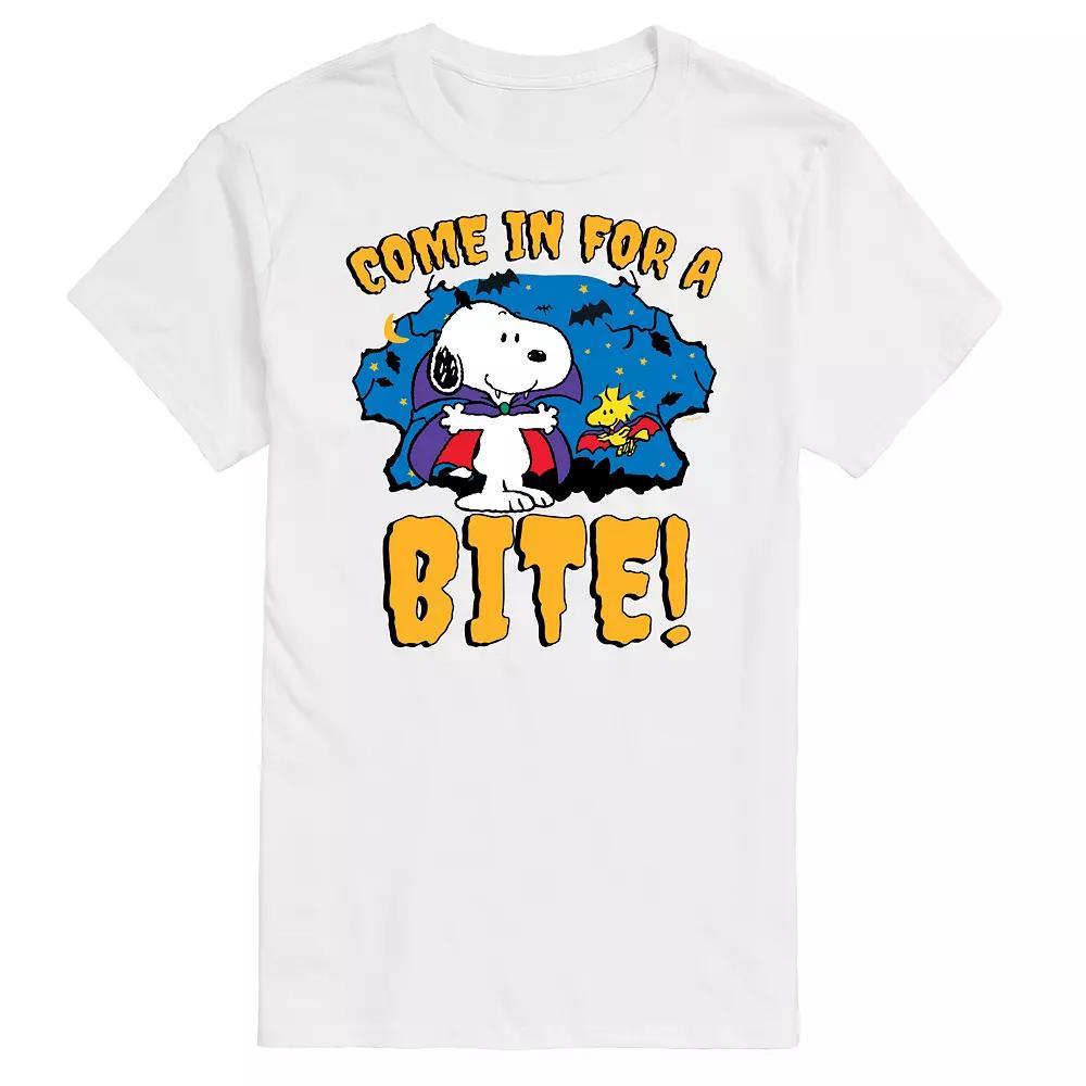 Mens Peanuts Snoopy Come In For A Bite Graphic Tee Product Image
