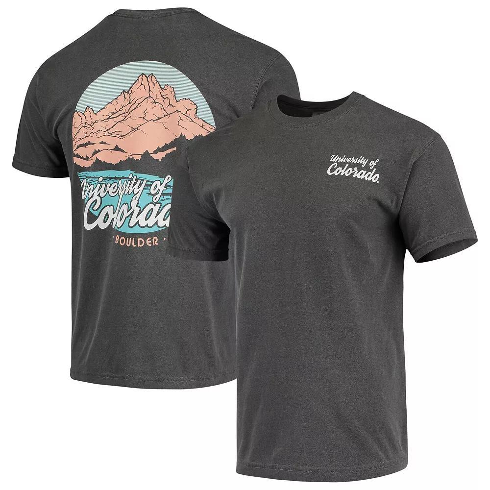 Men's Charcoal Colorado Buffaloes Script Local Comfort Color T-Shirt, Size: Large Product Image