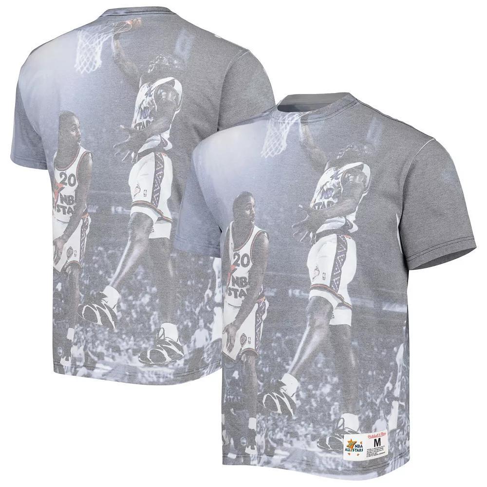 Men's Mitchell & Ness Seattle SuperSonics Above the Rim Graphic T-Shirt, Size: Small, Nba White Product Image