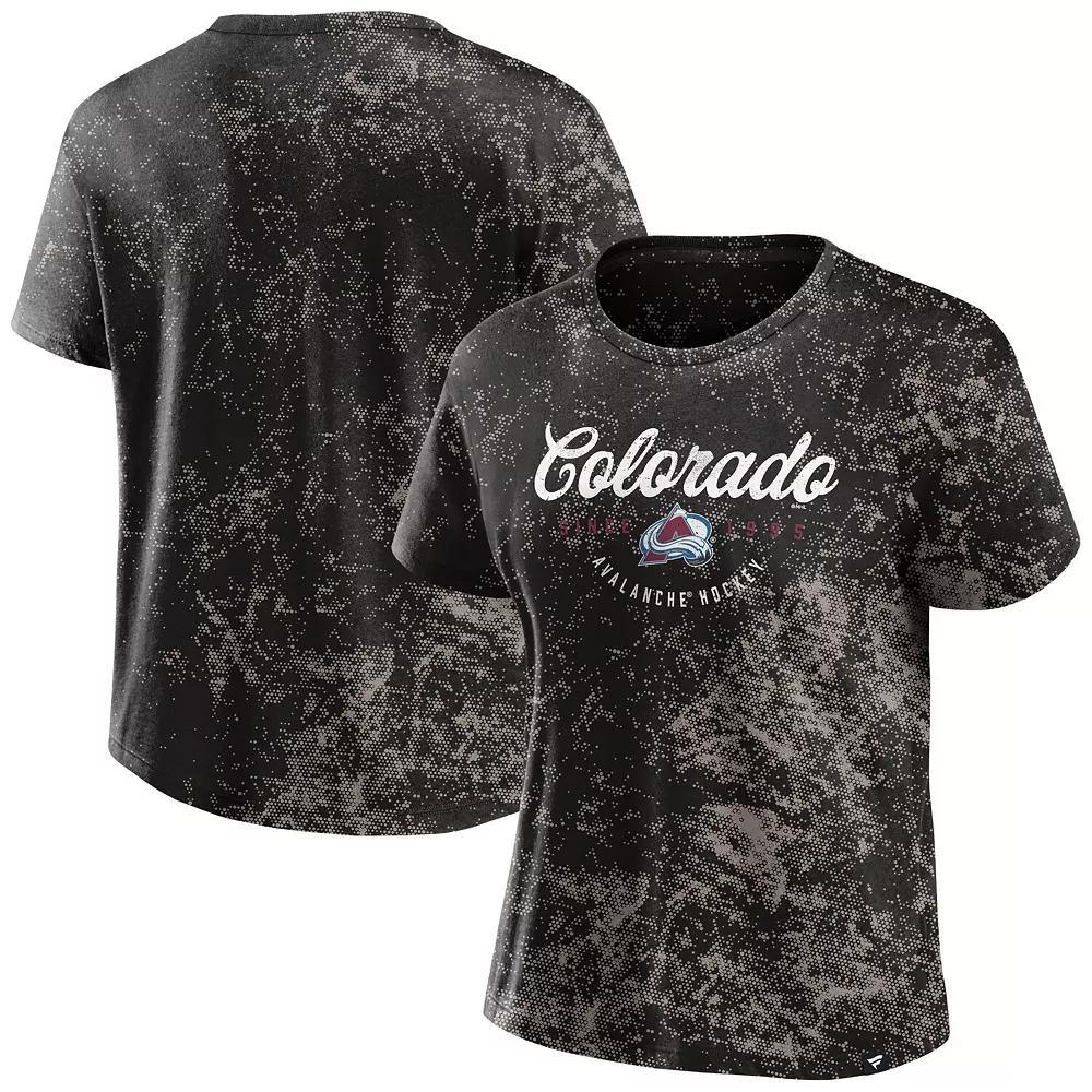 Women's Fanatics  Black New York Rangers Breakaway T-Shirt, Size: 2XL, Ran Black Product Image