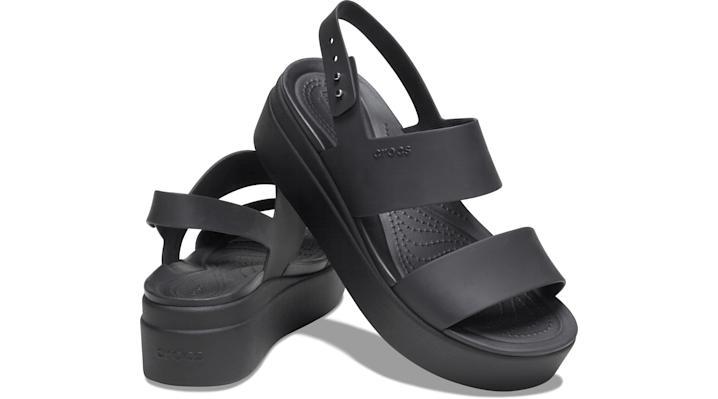 Crocs Womens Brooklyn Low Wedge Platform Sandals Product Image
