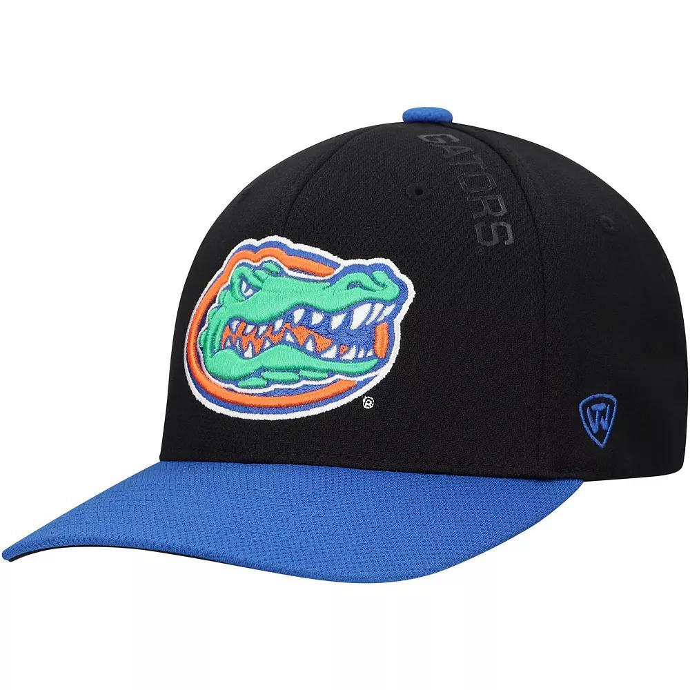 Men's Top of the World Black Florida Gators Reflex 2.0 Flex Fit Hat, Size: Medium/Large Product Image