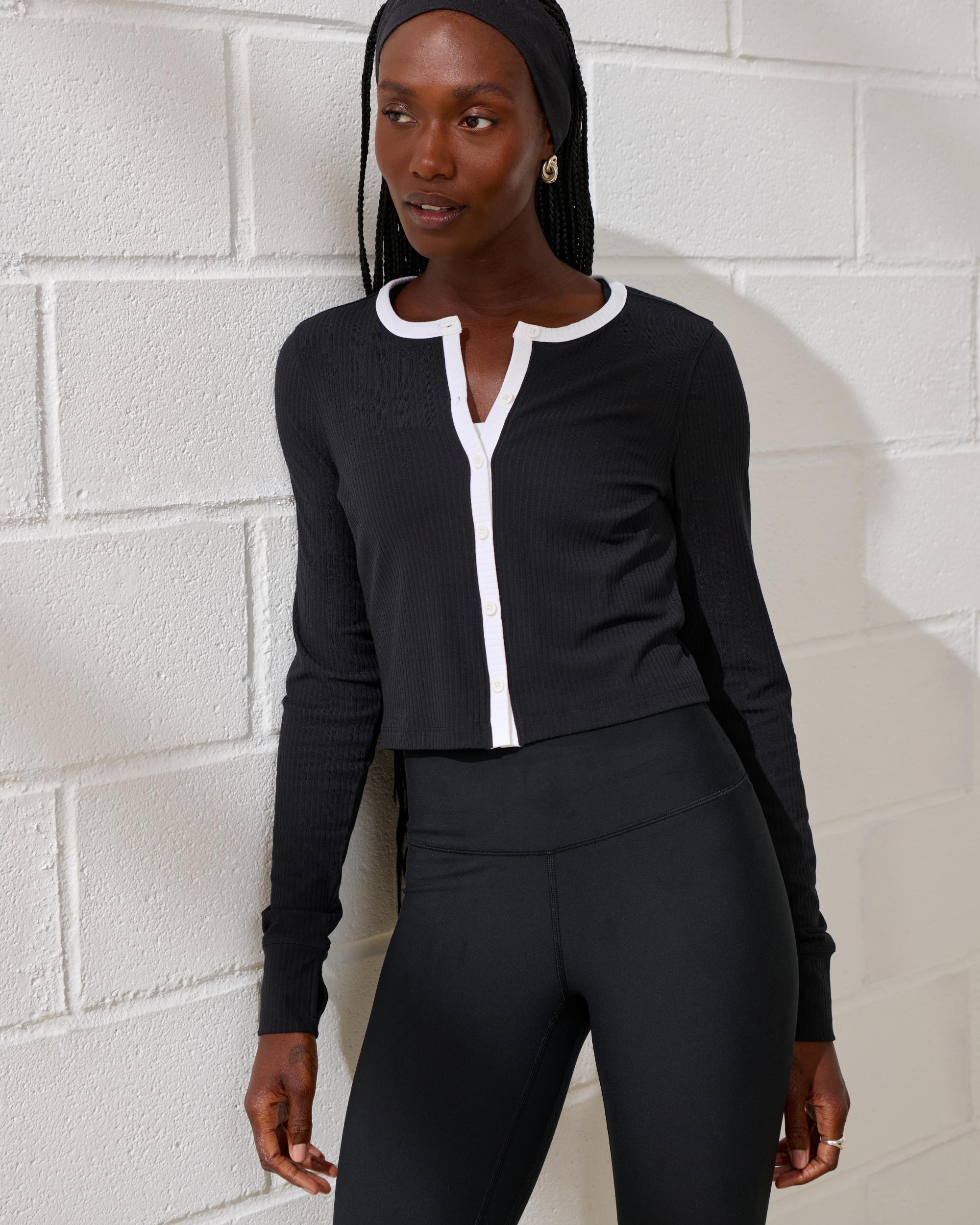 YPB Active Rib Cardigan Product Image