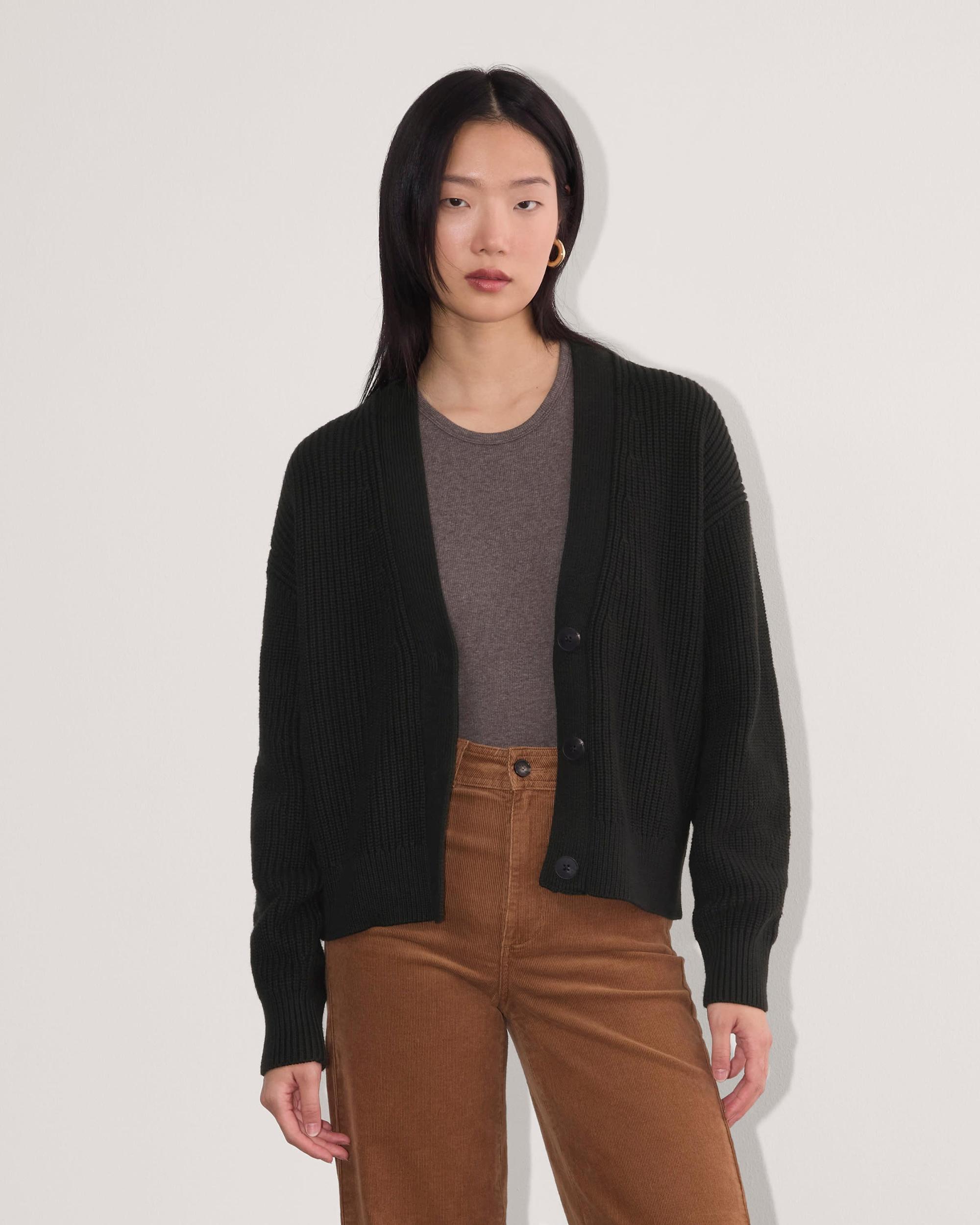 Womens Boxy Cardigan in Everyday Cotton by Everlane Product Image