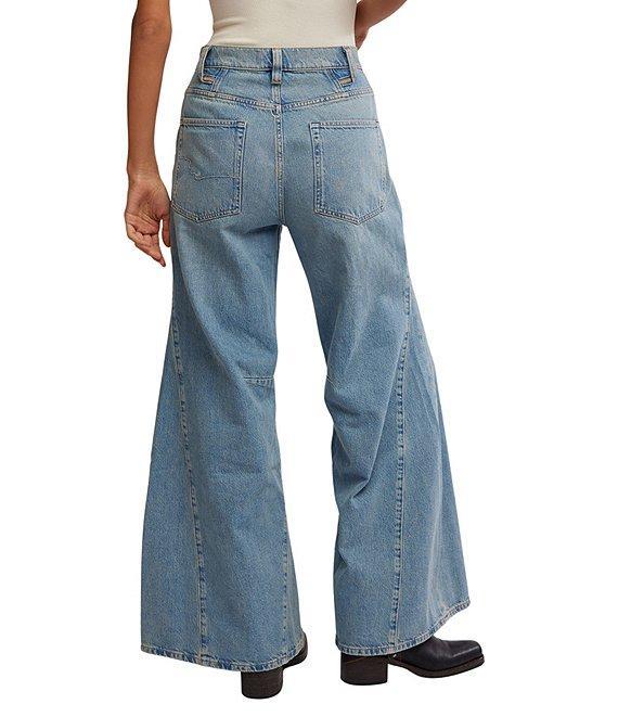 Free People We The Free Eden High Rise Slouchy Denim Flare Jeans Product Image