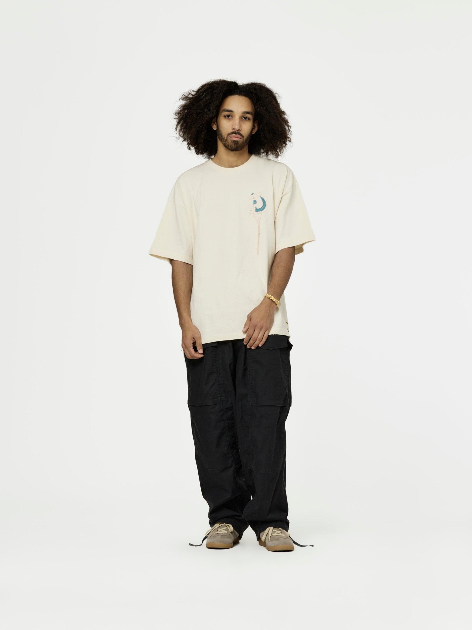 Union Looping Damage Tee (Ecru) Product Image