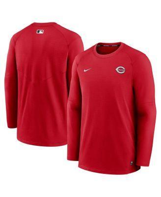 NIKE Men's  Navy Milwaukee Brewers Authentic Collection Logo Performance Long Sleeve T-shirt Product Image