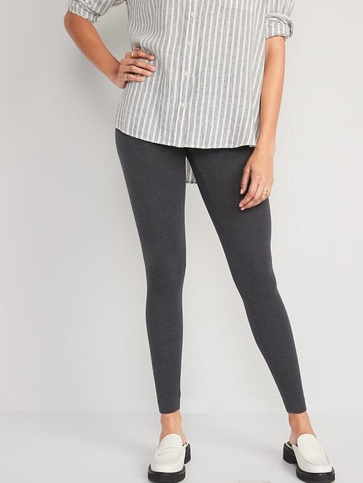 High-Waisted Fashion Layering Leggings 3-Pack Product Image