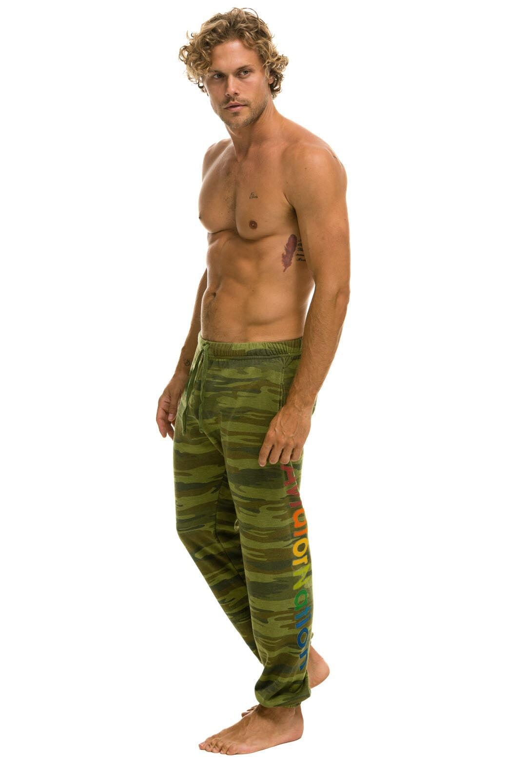 AVIATOR NATION MILL VALLEY SWEATPANTS - CAMO Male Product Image