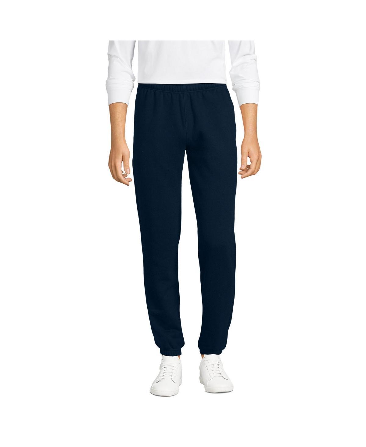 Men's Lands' End Serious Sweats Drawstring Sweatpants, Size: Large, Evening Blue Product Image