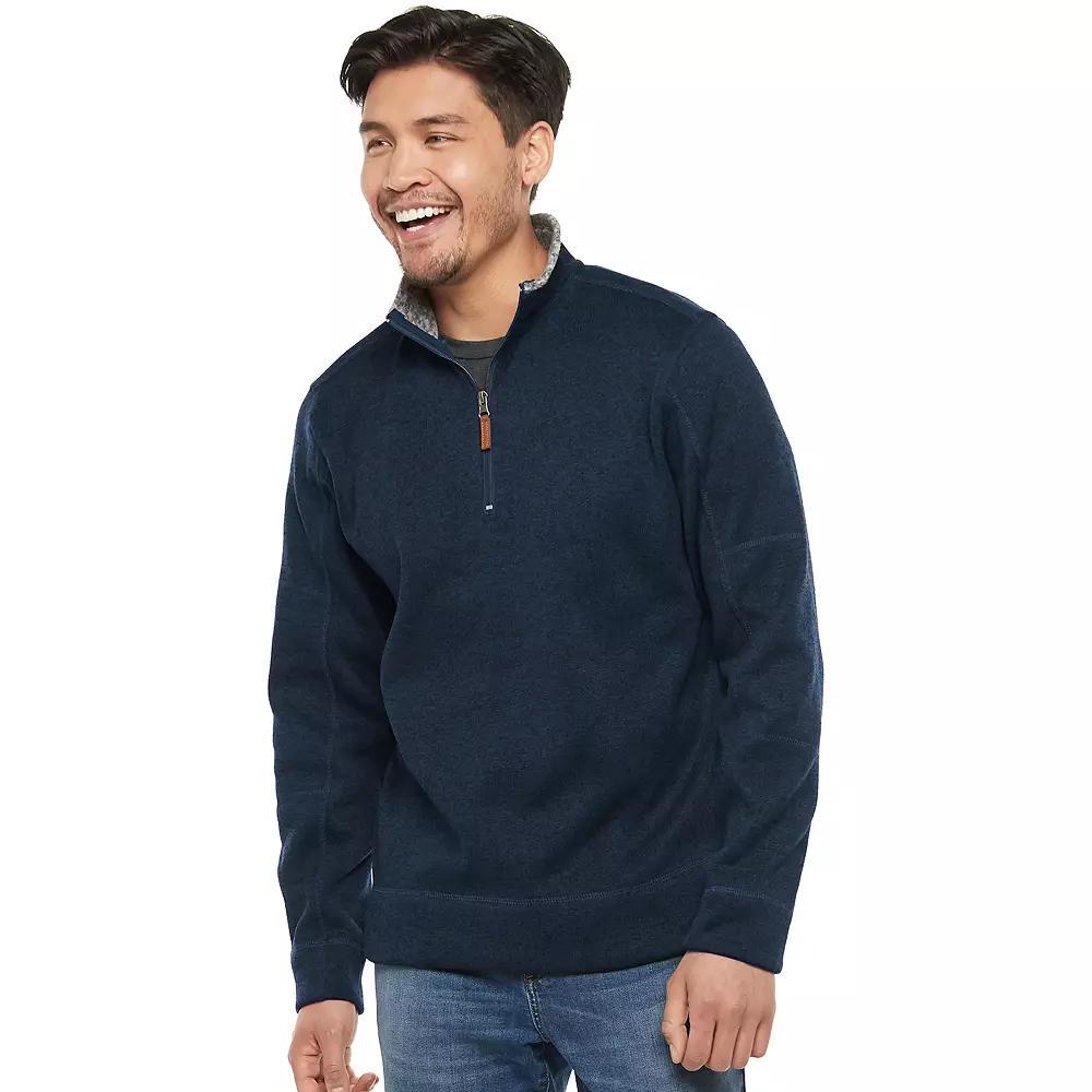 Men's Victory Outfitters Fleece Quarter-Zip Pullover, Size: Medium, Red Product Image