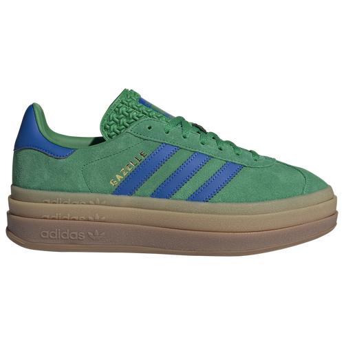 Womens adidas Gazelle Bold Athletic Shoe - Clear Sky / Cream White / Gold Metallic / Gum Product Image