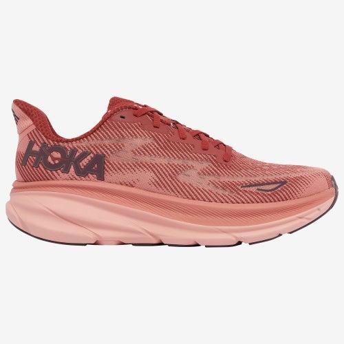 Hoka Mens Clifton 9 Running Sneakers in Navy Blue Product Image