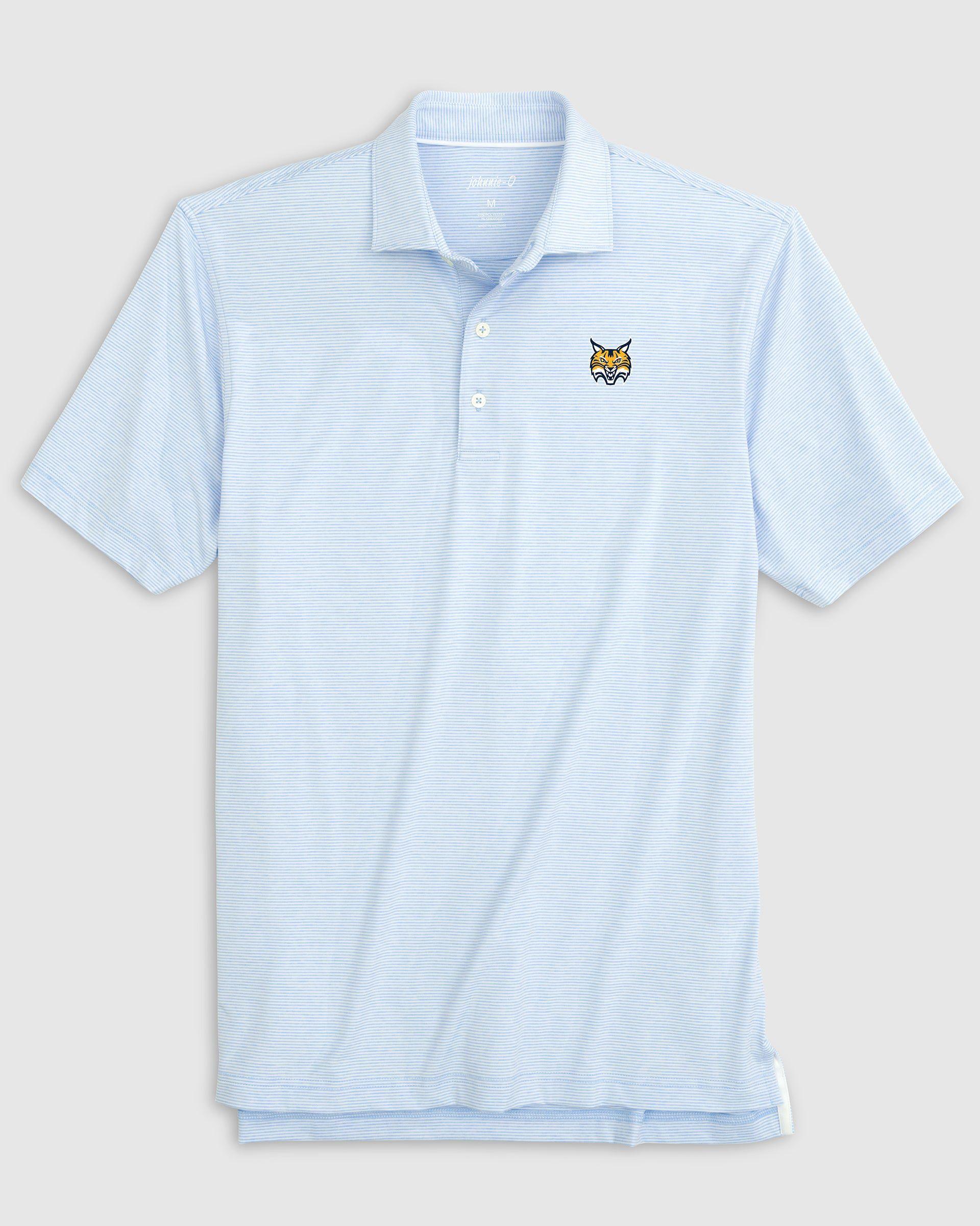 Notre Dame Lyndonn Striped Jersey Performance Polo Product Image