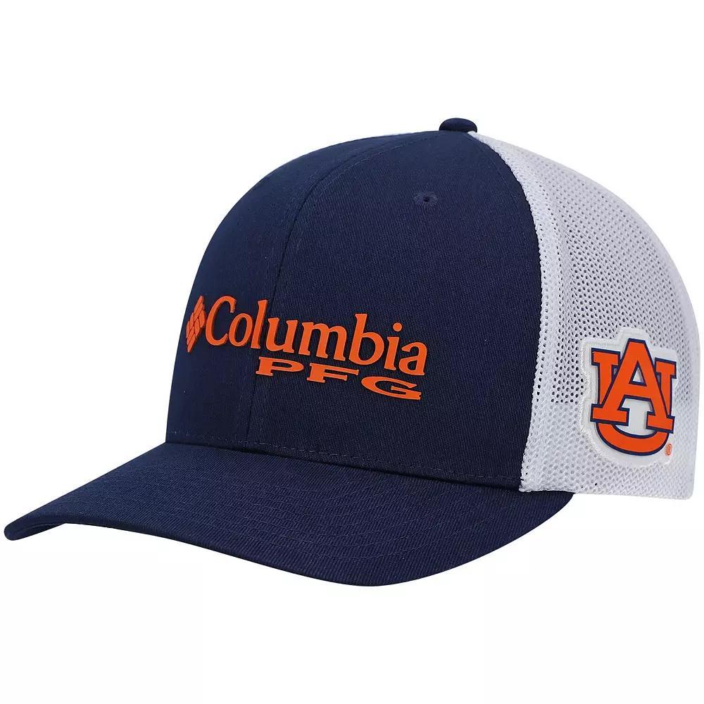 Men's Columbia Navy Auburn Tigers PFG Snapback Adjustable Hat, Blue Product Image