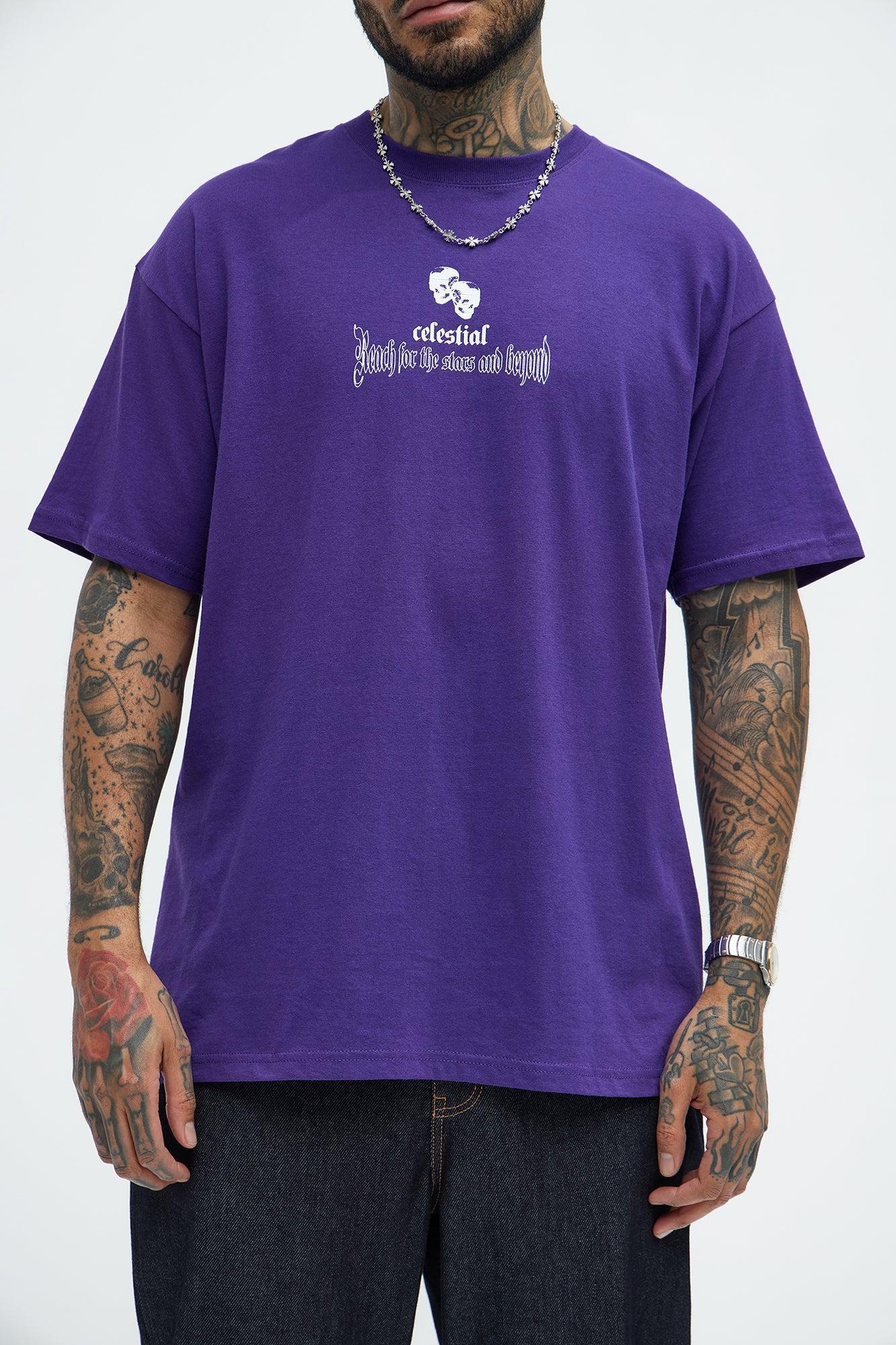 Celestial Infinity Short Sleeve Tee - Purple Product Image